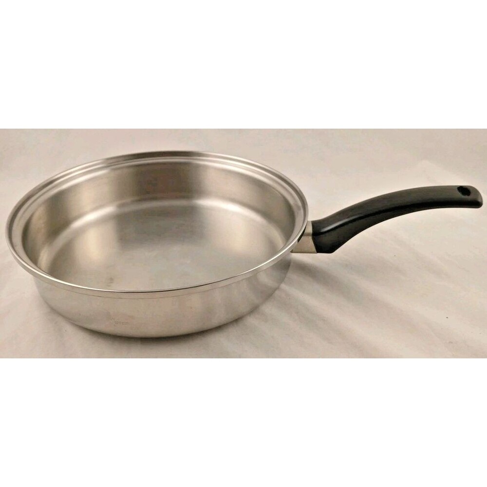 Vintage Rainbow Cookware 18-8 Multi-Ply Surgical Steel 10.5" Skillet-NO LID